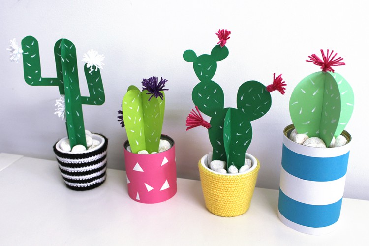 cactus de papel